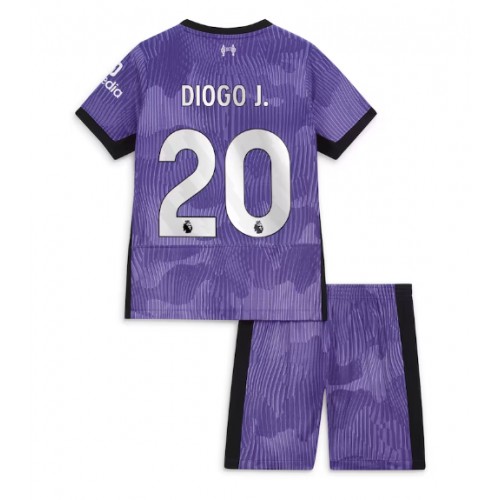 Liverpool Diogo Jota #20 Rezervni Dres za djecu 2023-24 Kratak Rukav (+ Kratke hlače)